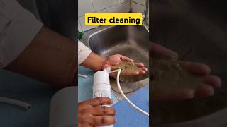 Filter Cleaning process waterfilter waterpurifierfilter [upl. by Nithsa]