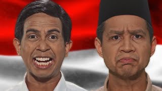 SkinnyIndonesian24  Prabowo VS Jokowi  Epic Rap Battles Of Presidency [upl. by Ahab255]