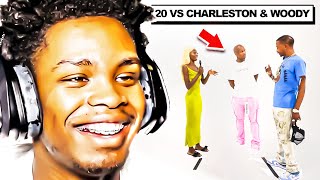 20 WOMEN VS Charleston White amp Lil Woody 2 COMEDIANS FINDING THEIR MATCH [upl. by Hatti]