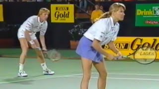 Steffi Graf amp Boris Becker  Mixed Doubles  1992 Hopman Cup [upl. by Remas]