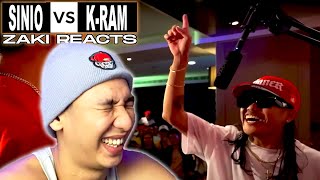 𝐙𝐚𝐤𝐢 𝐑𝐞𝐚𝐜𝐭𝐬  SINIO vs KRAM  Comedy Kings [upl. by Edholm]