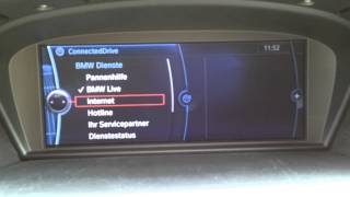 BMW e60 Combox mit Galaxy S3 BMW LIVE INTERNET [upl. by Hoxie]