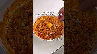 Peanut butter Carbonara buldak ramen recipe buldakramen buldak buldaknoodles carbonara kfood [upl. by Nydroj]