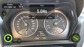 2012 BMW 116i MHD Stage 1 [upl. by Nonregla]