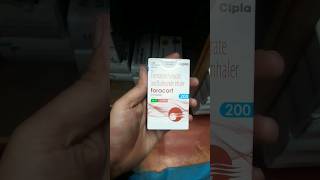 FORACORT 200 INHALER cipla inhaler shortvideo [upl. by Josselyn]