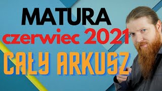 MATURA MATEMATYKA PODSTAWA arkusz CZERWIEC 2021 wszystkie zadania [upl. by Clayborn700]