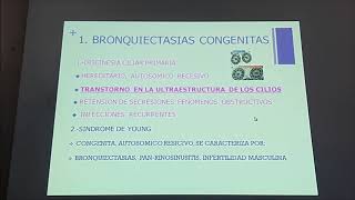 BRONQUIECTASIA PT1 Medicina Interna Clasificacion segun su Etiologia [upl. by Eceinehs]