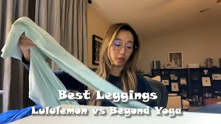 레깅스 인생 십년 룰루레몬 레깅스 추천Eng CCLululemon Beyond Yoga leggings recommendation [upl. by Anilasor]