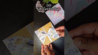 DIY Gift Card Envelope  How To make A Gift Envelope  Envelope Making Tutorial shorts diy gift [upl. by Nagaem]