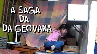 A SAGA DA GEOVANA 1  O FORNINHO CAIU [upl. by Hayyikaz204]