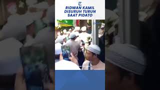 Momen Ridwan Kamil Diusir Saat Pidato Haul Mbah Priok Jemaah Teriakkan Nama Anies [upl. by Aleiram]