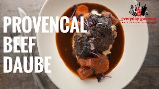 Provençal Beef Daube  Everyday Gourmet S6 EP41 [upl. by Hennahane526]