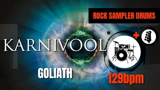 Karnivool  Goliath DRUM TRACK 🥁  BASS [upl. by Falda691]