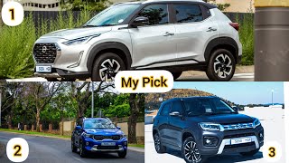 Kia Sonet Suzuki Vitara Brezza or Nissan Magnite  My Favourite 🚀 [upl. by Alvar]