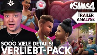 TRAILER Analyse LIVE 💖 Die Sims 4 VERLIEBT Erweiterungspack [upl. by Eelaras]