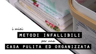 15 METODI INFALLIBILI per avere una CASA SEMPRE IN ORDINE PULITA e ORGANIZZATA [upl. by Joyce]