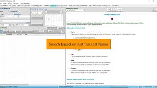 Search USPTO Patents by Inventor [upl. by Akienahs]