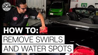 How To Remove Swirl Marks And Water Spots In One Step  Chemical Guys Car Care [upl. by Samuelson609]