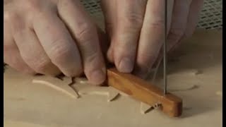 Woodcarving How To  Making a Depth Gauge [upl. by Ardnwahsal]