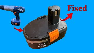 Old Cordless Drill Battery Will Be New in 1 Minute Easy Fix Tips [upl. by Ayekam]