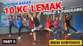 10 KG LEMAK PERUT amp PINGGANG RONTOK  AEROBIK SUPER GOBYOSS [upl. by Acemaj572]