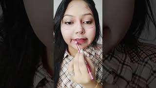 Makeup tutorial 💄✨ makeup hacks nosecontourhack contour contouring subscribe hack [upl. by Llehcram]