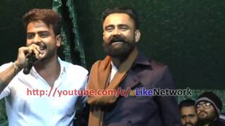 Mankirt Aulakh and Amrit Maan Live Performance New Punjabi Songs 2016 [upl. by Rhyner]