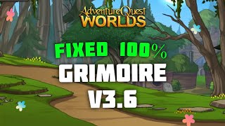 AQW  GRIMOIRE v36 Fixed  Currently no Issues [upl. by Leur]