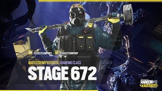 Maelstrom Protocol Diamond Class  Stage 85  163  672  Full Run  Sledge  Rainbow Six Extraction [upl. by Hnilym]