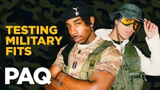 HARDCORE Military Outfit challenge  PAQ Ep 30  A Show About Streetwear [upl. by Gnek256]