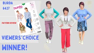 Burda 6427 Viewers Choice Winner and Pattern Review [upl. by Tnilc]