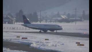 Bern Airport Airbus A319 landing [upl. by Pacifica]