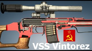 How a VSS Vintorez Suppressed Rifle Works [upl. by Damien]