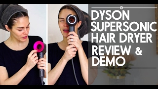 DYSON SUPERSONIC Hair Dryer Review amp Demo [upl. by Yhtnomit]