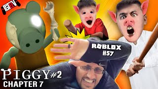 ROBLOX PIGGYs DAD vs FGTEEV Escape Chapter 7 Metro Peppa Granny Gameplay  Skit 57 [upl. by Coster]