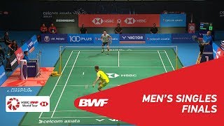 MS  LEE Chong Wei MAS 7 vs Kento MOMOTA JPN  BWF 2018 [upl. by Edniya555]