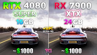 RTX 4080 SUPER vs RX 7900 XTX  Test in 9 Games [upl. by Rouvin133]