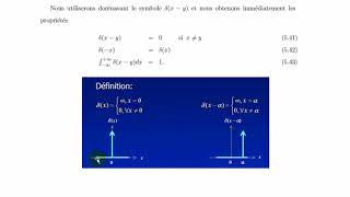 Mécanique Quantique 15 La Fonction de Dirac بالدارجة [upl. by Leipzig]