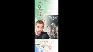 Tour Divide 2024 1minute update Day1 [upl. by Lerak]