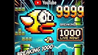 Flappy Bird 1K Flappy Bird Marathon livestream Gaming shorts [upl. by Enirac930]