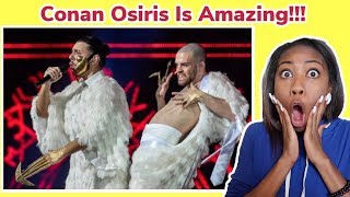 FIRST REACTION TO Conan Osiris  Telemóveis  Portugal 🇵🇹  Official Video  Eurovision 2019🔥🔥🔥 [upl. by Kceb]