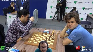 Hikaru Nakamura vs Magnus Carlsen World Blitz 2022  Commentary by Sagar [upl. by Aimekahs302]