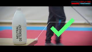 ProGame Tatami by Trocellen how to clean and maintain your puzzle mats [upl. by Athey]