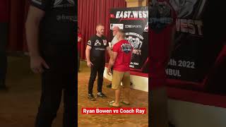 Ryan Bowen vs Coach Ray staredown [upl. by Valerian]