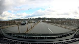 10th Ave McBride Blvd Patullo Bridge 112 Avenue amp Grosvenor Road  Dashcam Video  Nov 14 2024 [upl. by Mis]