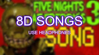 TryHardNinja  Follow Me 8D FNAF Song [upl. by Don]