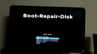 Boot repair disk [upl. by Harl]