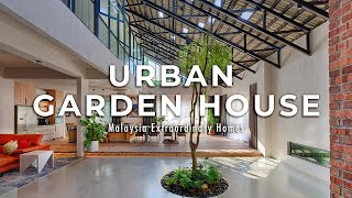 Urban Garden House  Inside an Ultra open Biophilic home transformed from a 40yearold house [upl. by Radu]