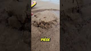 Il a Découvert un PIEGE sur la PLAGE shorts viral [upl. by Raquela]