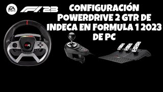 Configuración volante POWERDRIVE 2 GTR de Indeca Business en F1 23 para PC [upl. by Hahcim465]